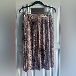 J. Crew Snake Print Midi Skirt